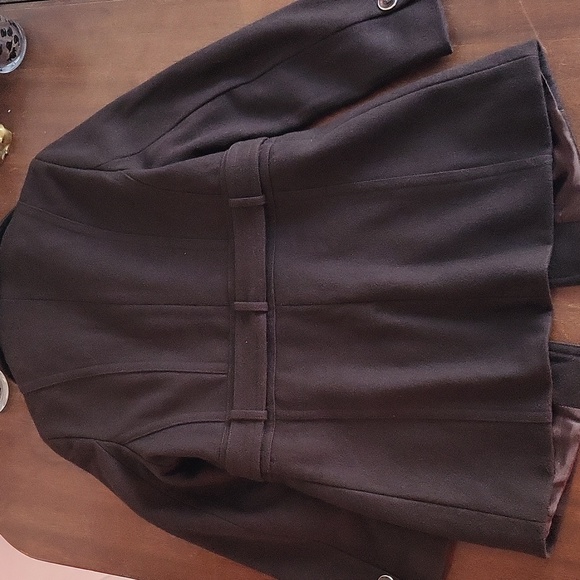 - Cleo brown size 2 wool pea coat - Picture 10 of 17